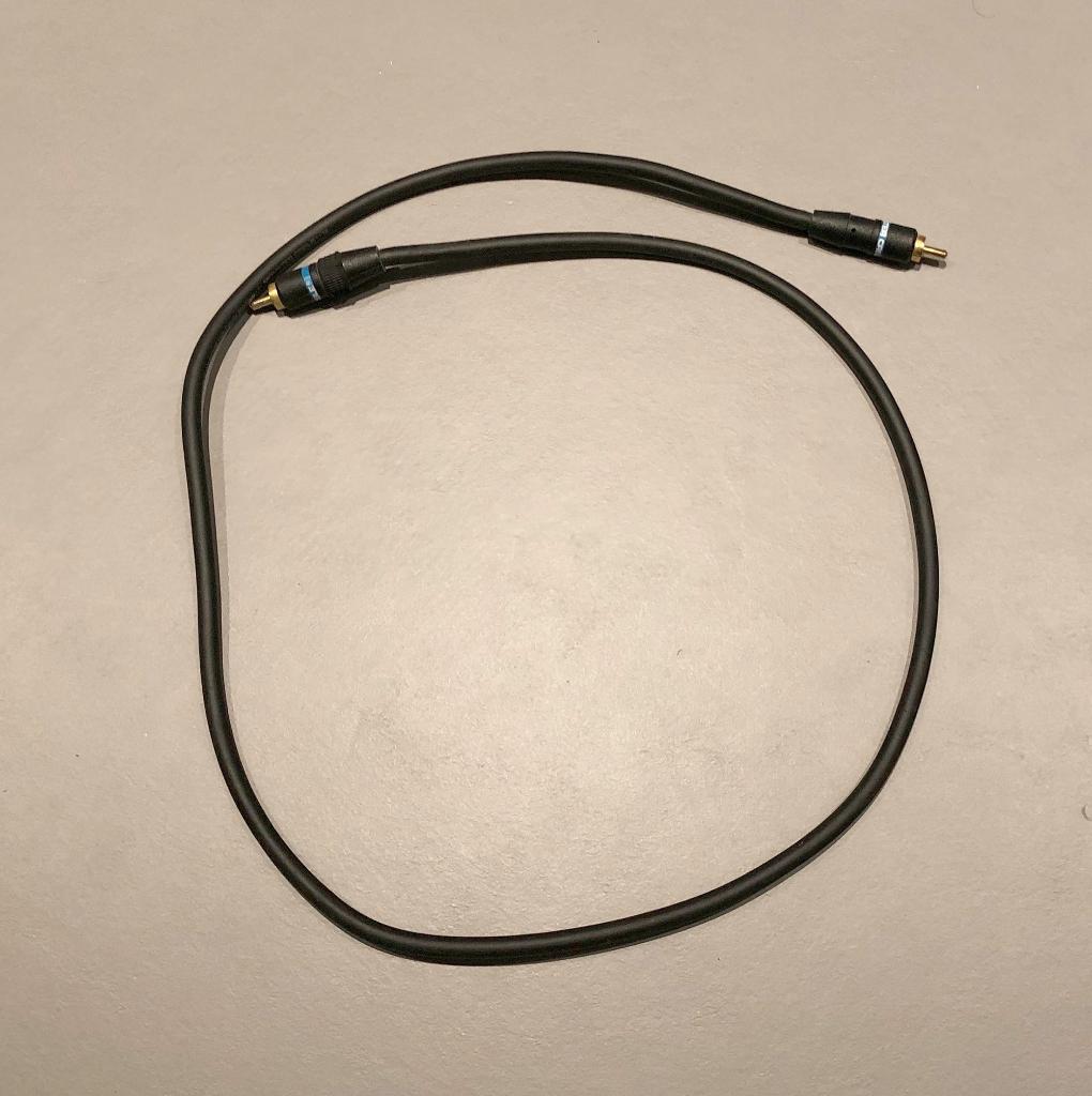 Monster Digital coaxial interconnect 80 cm, Ophalen of Verzenden, Gebruikt, Minder dan 2 meter, Coaxiale kabel