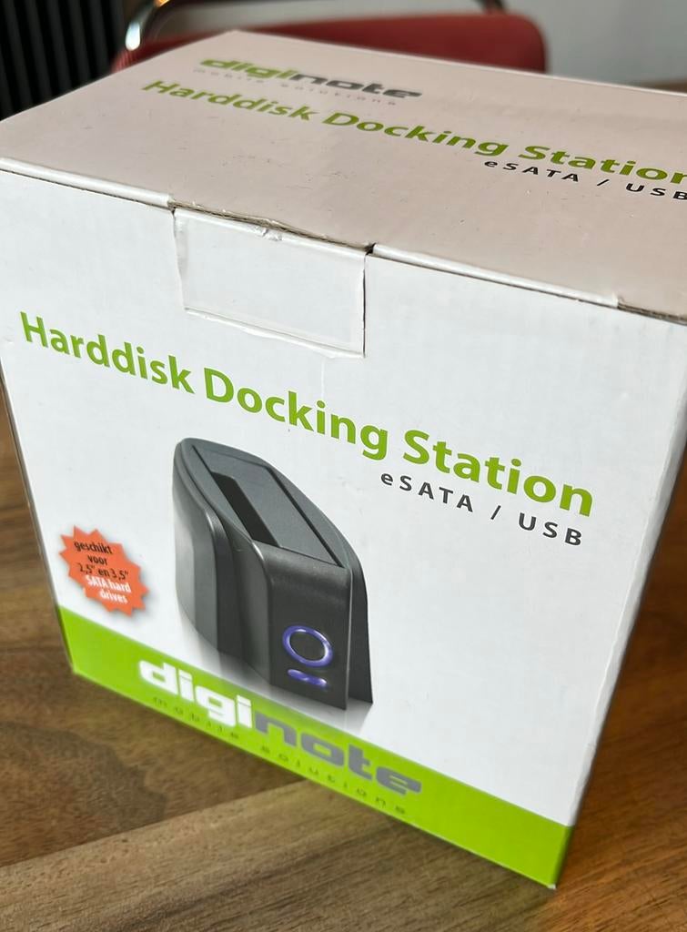 Harddisk docking station diginote, Computers en Software, Harde schijven, HDD, Ophalen of Verzenden, Zo goed als nieuw, ESATA