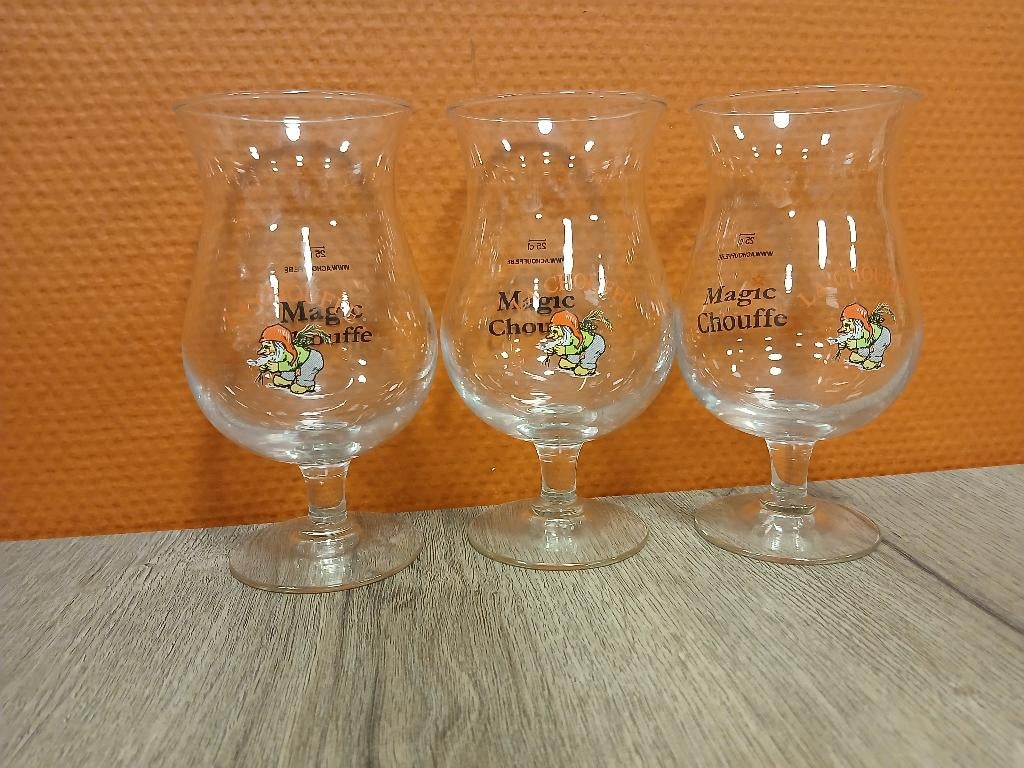 la chouffe, Verzamelen, Biermerken, Ophalen of Verzenden, Zo goed als nieuw, Glas of Glazen, Overige merken