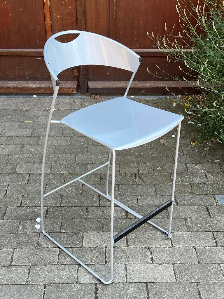 Vintage 1990 Baleri Italia Juliette barkruk postmodern, Huis en Inrichting, Barkrukken, Gebruikt, 60 tot 90 cm, Ophalen of Verzenden