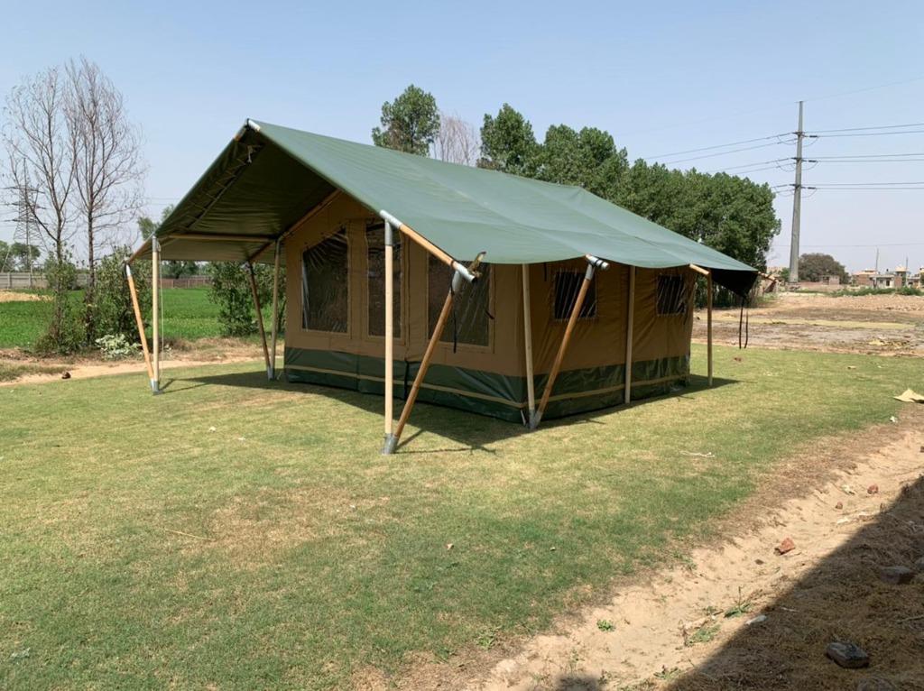 Betaalbare Safaritent(en) nu ook met houten palen, Caravans en Kamperen, Ophalen, Nieuw, Meer dan 6