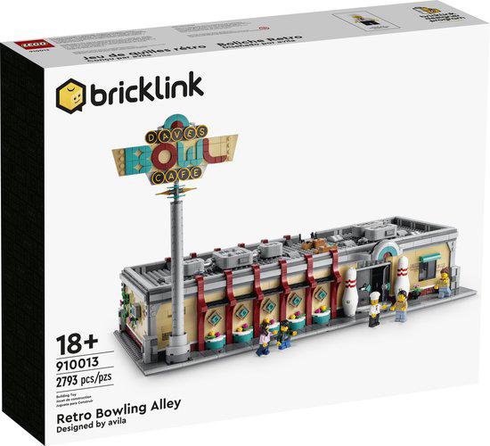 Lego bowling alley bricklink 910013 & lego diner 10260, Kinderen en Baby's, Speelgoed | Duplo en Lego, Ophalen, Nieuw, Complete set