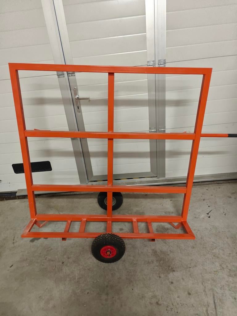 Glas / platen transportkar, Doe-het-zelf en Verbouw, Transportwagens, 100 liter of meer, Ophalen, Transportkar