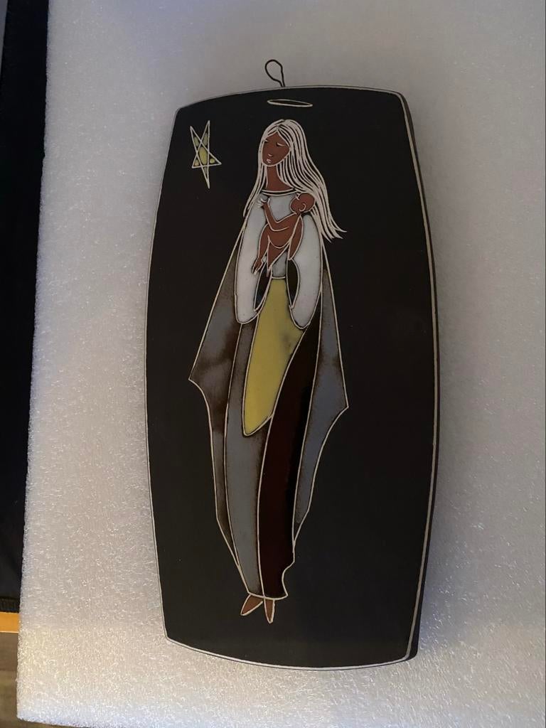 Astoria Decor HD Tegelen Engel met Kind gemerkt, Antiek en Kunst, Ophalen of Verzenden