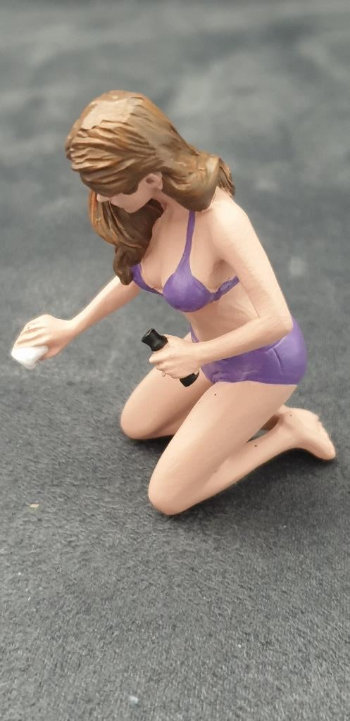 Bikini Car Wash Girl "Alisa" American Diorama 1:24, Christian@diecastcompany.nl, Groter dan 1:35, Diecast Company, Nieuw