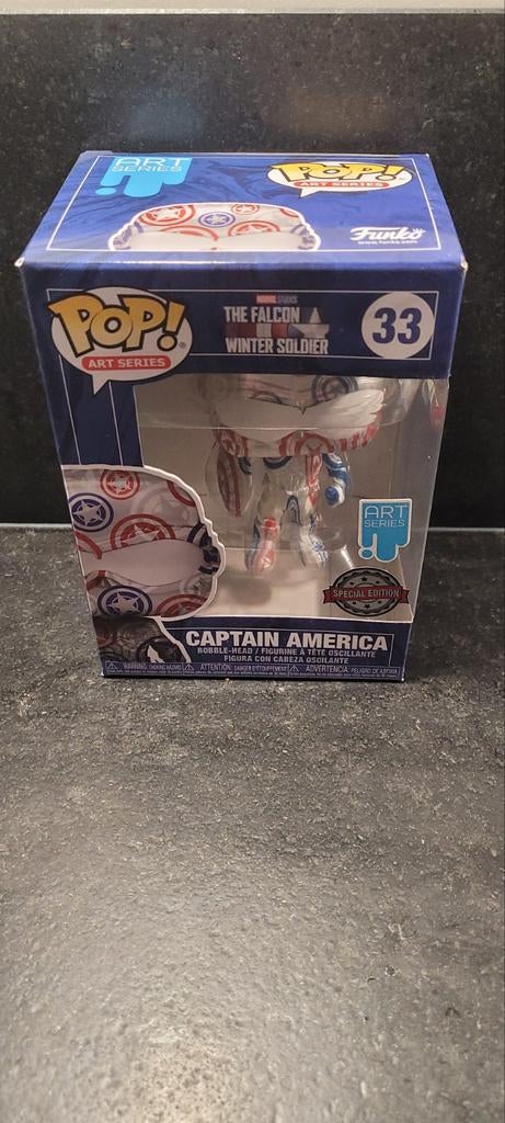 Funko pop 33 captain america, Verzamelen, Poppetjes en Figuurtjes, Ophalen of Verzenden, Zo goed als nieuw