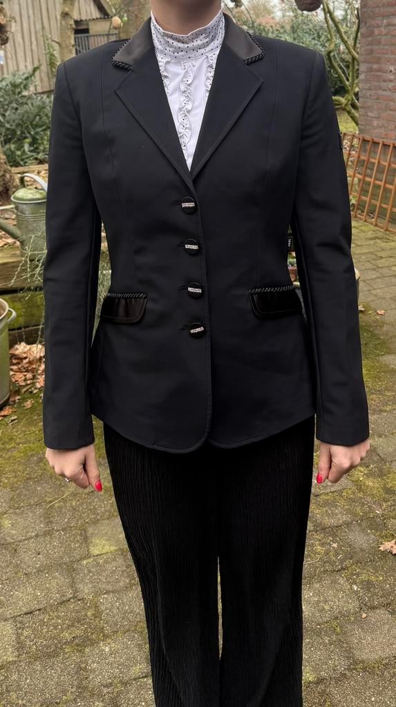Equiline wedstrijdjas X-cool IT42, Dieren en Toebehoren, Paardrijkleding, Dressuur, Ophalen of Verzenden, Zo goed als nieuw, Dames