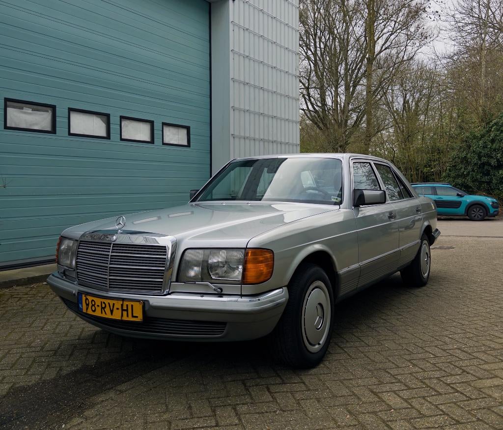 Mercedes-Benz S-Klasse 3.8 380 SE AUT 1980 Grijs LPG, Automaat, 8 cilinders, Particulier, Blauw