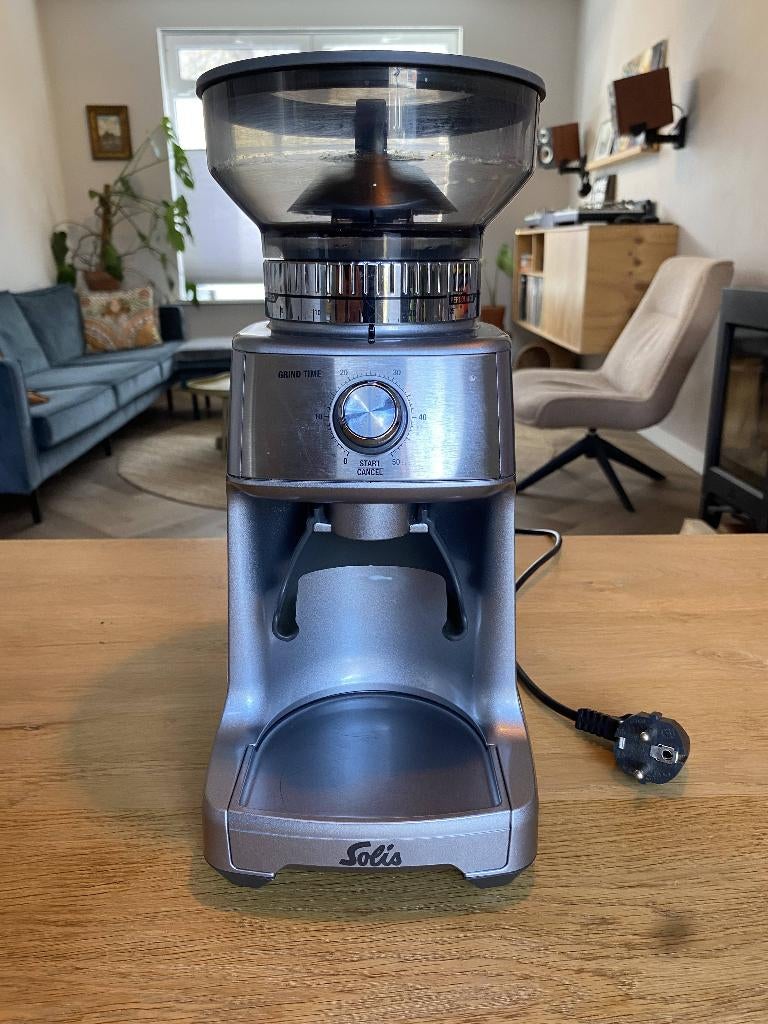Solis Scala Plus Koffiemolen – Elektrische Bonenmaler, Ophalen of Verzenden, Gebruikt