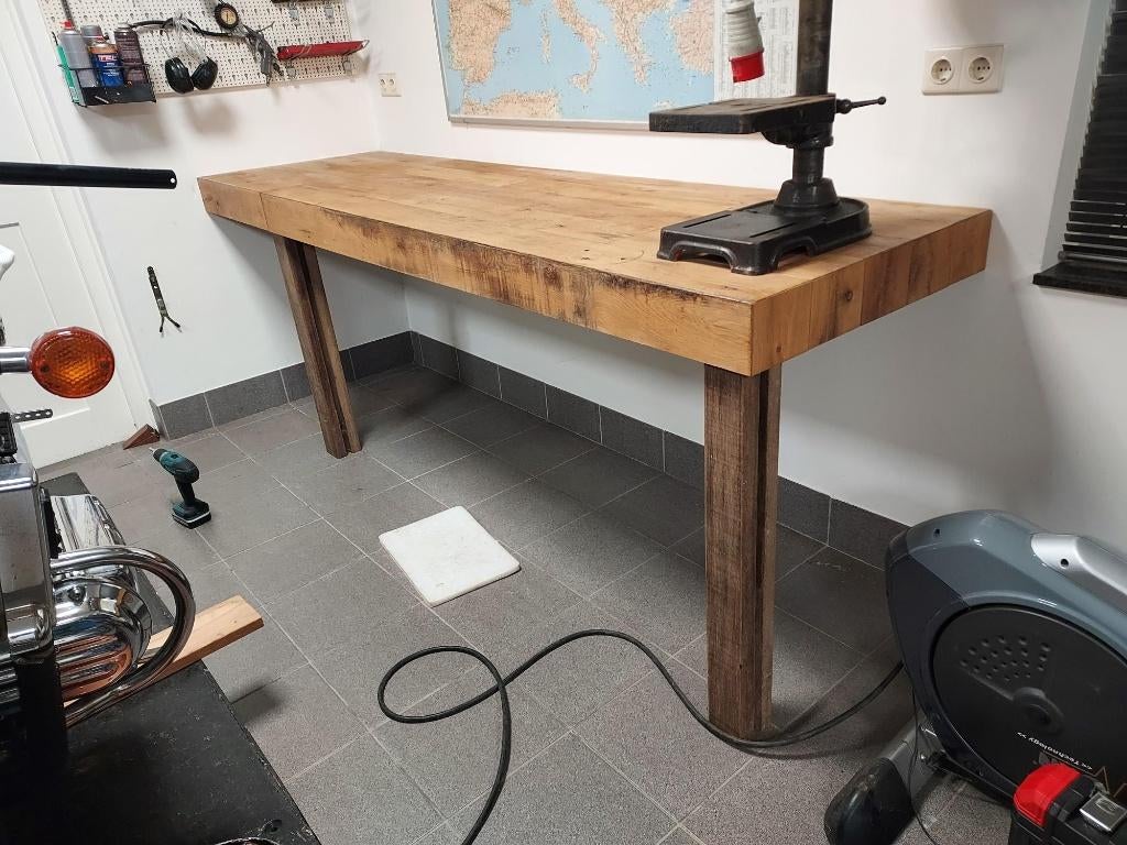 werktafel, werkbank, Doe-het-zelf en Verbouw, Werkbanken, Ophalen, Gebruikt