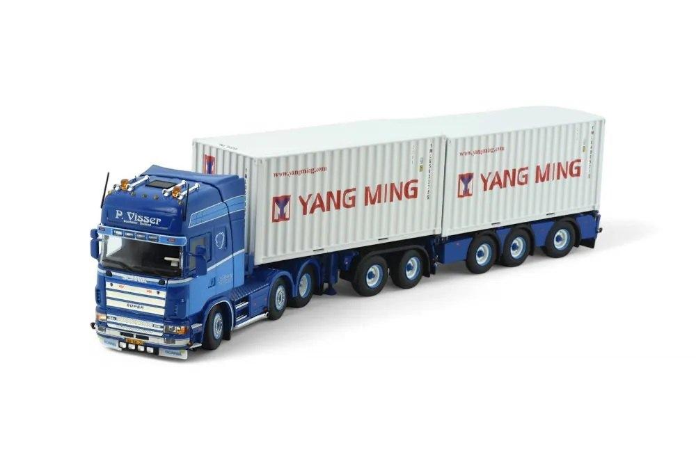 Tekno scania P. Visser, Hobby en Vrije tijd, Modelauto's | 1:50, Info@gejomodels.nl, Nieuw, Cbw, Tekno