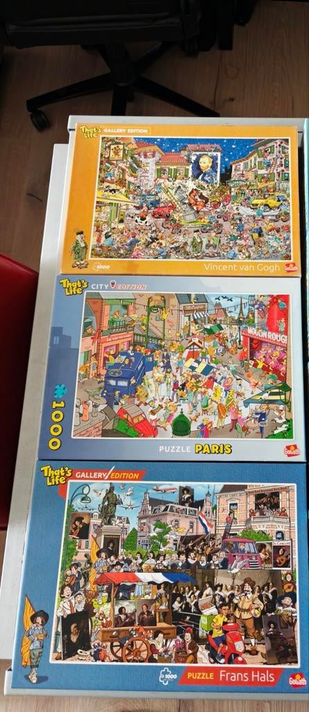 Leuke legpuzzels, Hobby en Vrije tijd, Denksport en Puzzels, Ophalen, 500 t/m 1500 stukjes, Zo goed als nieuw, Legpuzzel