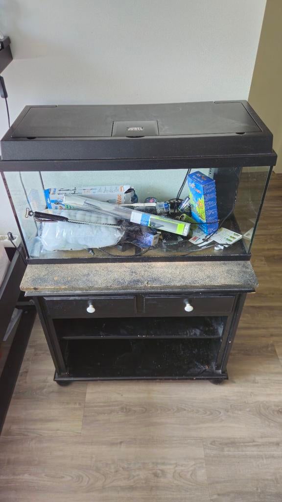 Juwel 110 liter aquarium, Ophalen, Gebruikt, Leeg aquarium