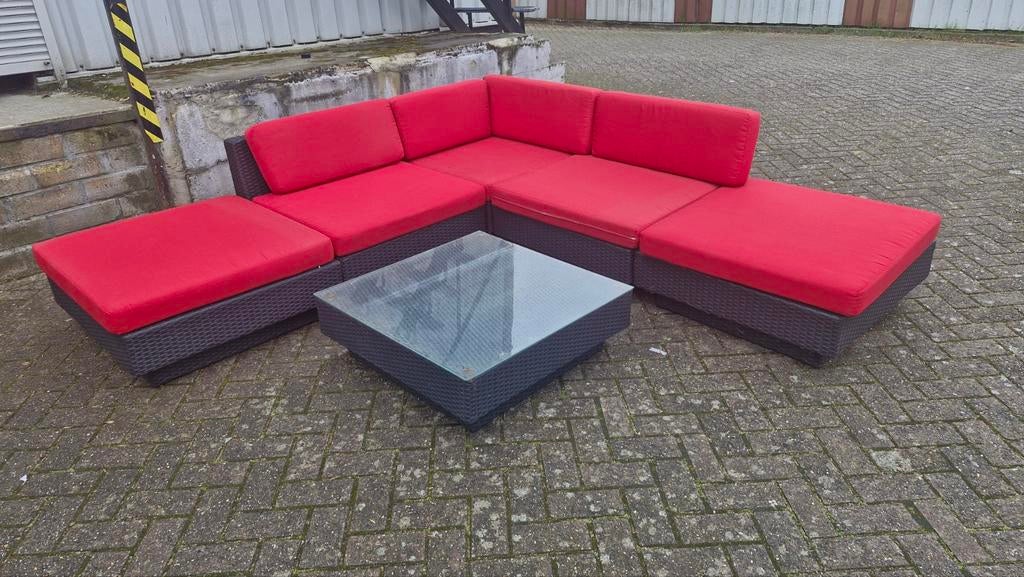 Mooie loungeset, Tuin en Terras, Tuinsets en Loungesets, Ophalen of Verzenden, Zo goed als nieuw, Kunststof