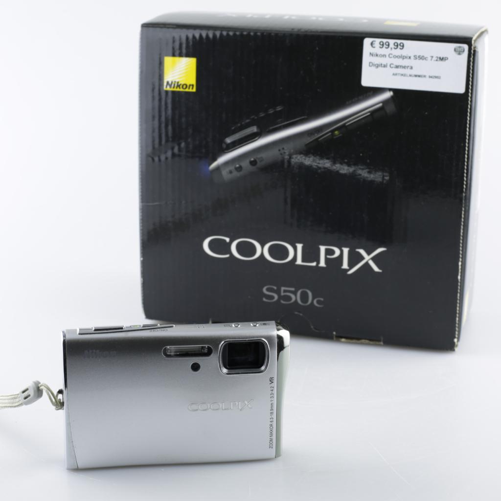 Nikon Coolpix S50c 7.2MP Digital Camera | Nette staat, Nikon, Zo goed als nieuw, Support@nikon.com, Nikon Corporation
Shinagawa Intercity Tower C
2-15-3, Konan, Minato-ku
Tokyo 108-6290
Japan