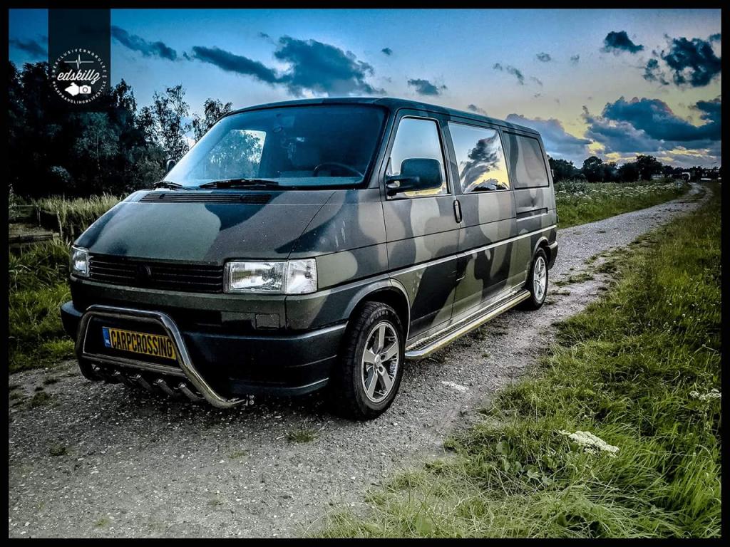 VW T4 Sidebars buis 60 mm met RVS trede (set van 2 stuks), Niet ingevuld, Niet ingevuld, Niet ingevuld