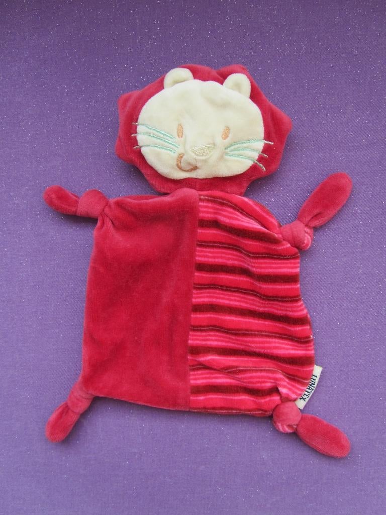 LUNATIX Knuffeldoekje LEEUW. 30 CM **Nieuw**, Ophalen of Verzenden, Nieuw, Rood, Leeuw