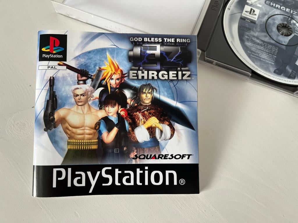 Ehrgeiz God Bless The Ring - PlayStation 1, Gebruikt, Vechten, T, 2 spelers