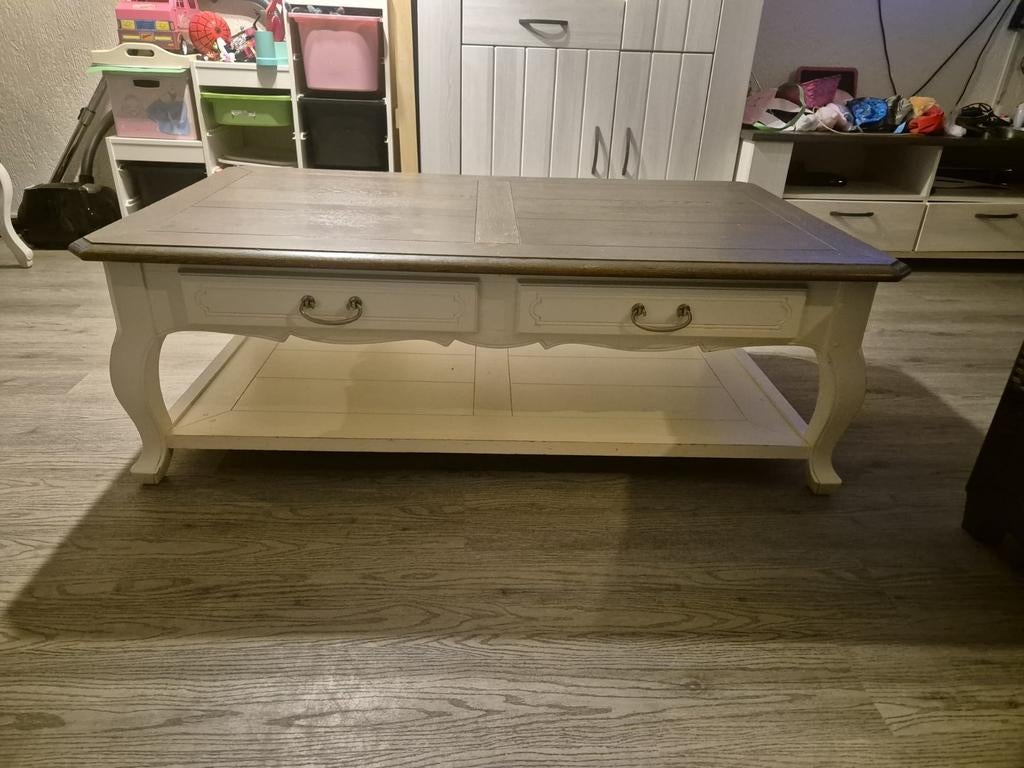 Salontafel, Huis en Inrichting, Tafels | Salontafels, Ophalen, Gebruikt, 100 tot 150 cm, 50 tot 100 cm