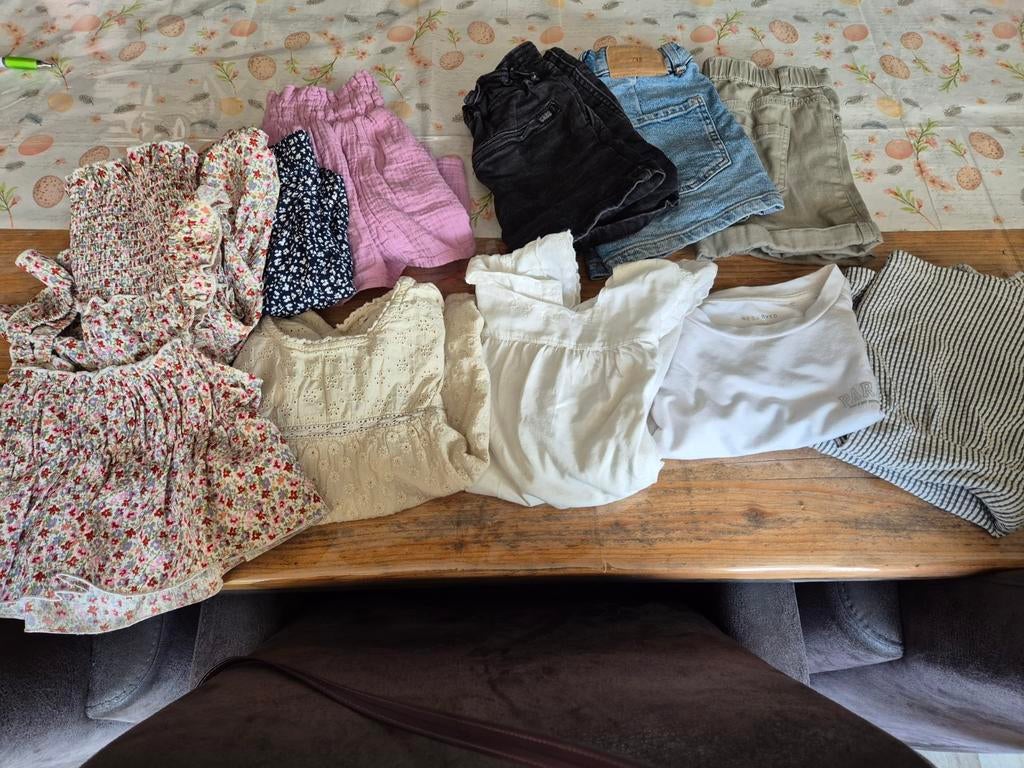 Zomerkleding pakket maat 128, Ophalen of Verzenden, Zo goed als nieuw, Meisje