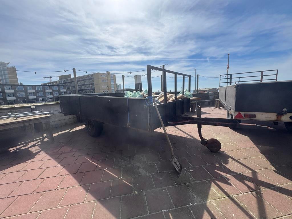 Platte kar - bloemenkar, Ophalen, Gebruikt