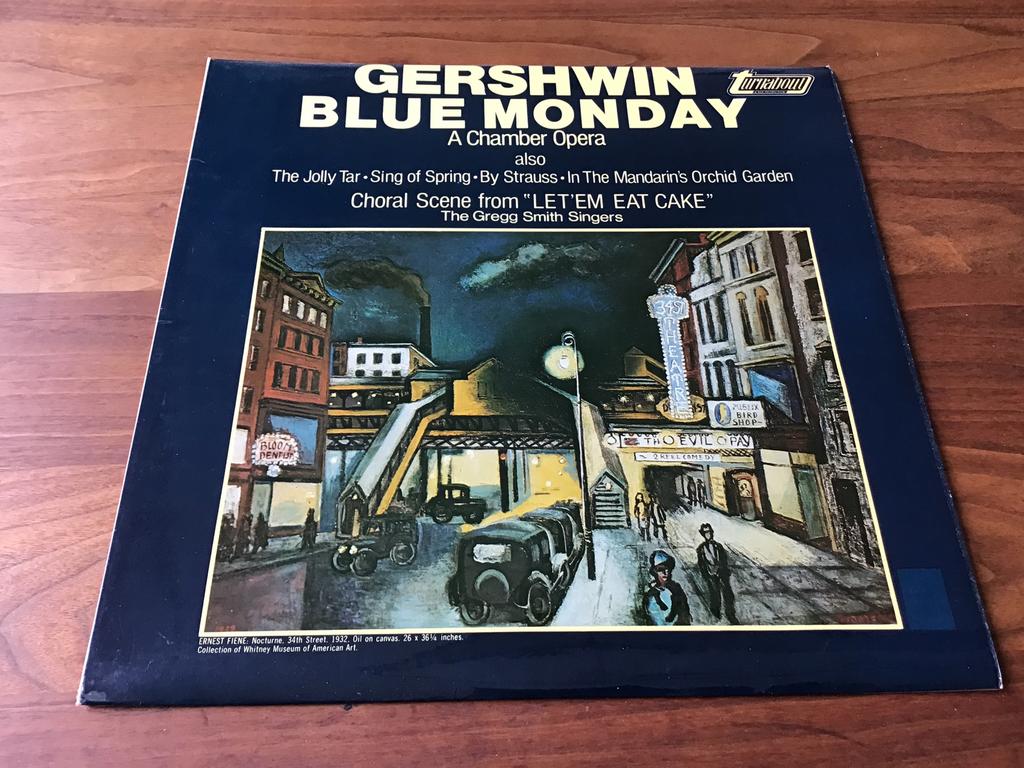 LP, 1977, GERSHWIN, GREGG SMITH, BLUE MONDAY, TV-34638S, Cd's en Dvd's, Vinyl | Klassiek, Opera of Operette, Ophalen of Verzenden