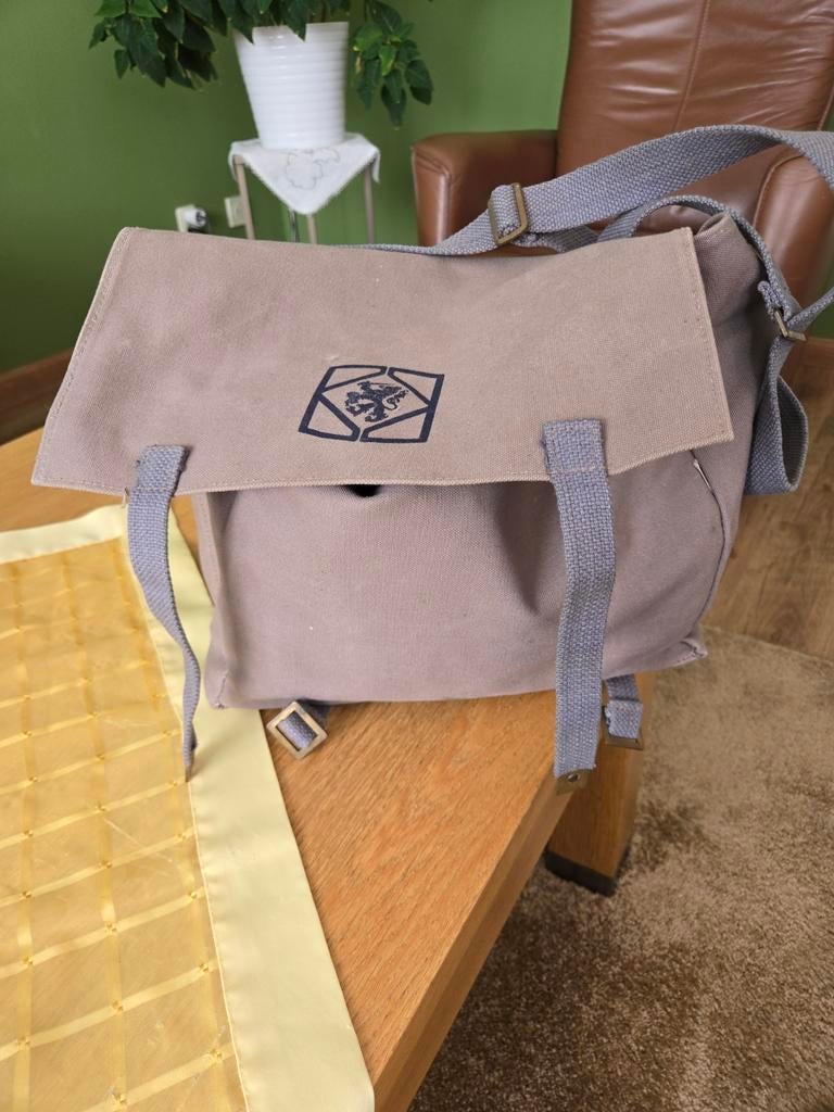 Vintage Nederlands leger pukkel met verband, Ophalen of Verzenden, Landmacht, Nederland