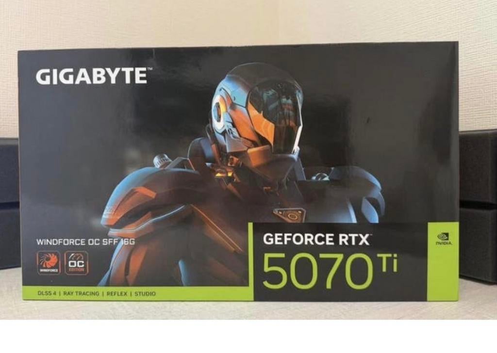 GIGABYTE GeForce RTX 5070 Ti videokaart - today, Computers en Software, Videokaarten, Ophalen of Verzenden, Gebruikt, Nvidia
