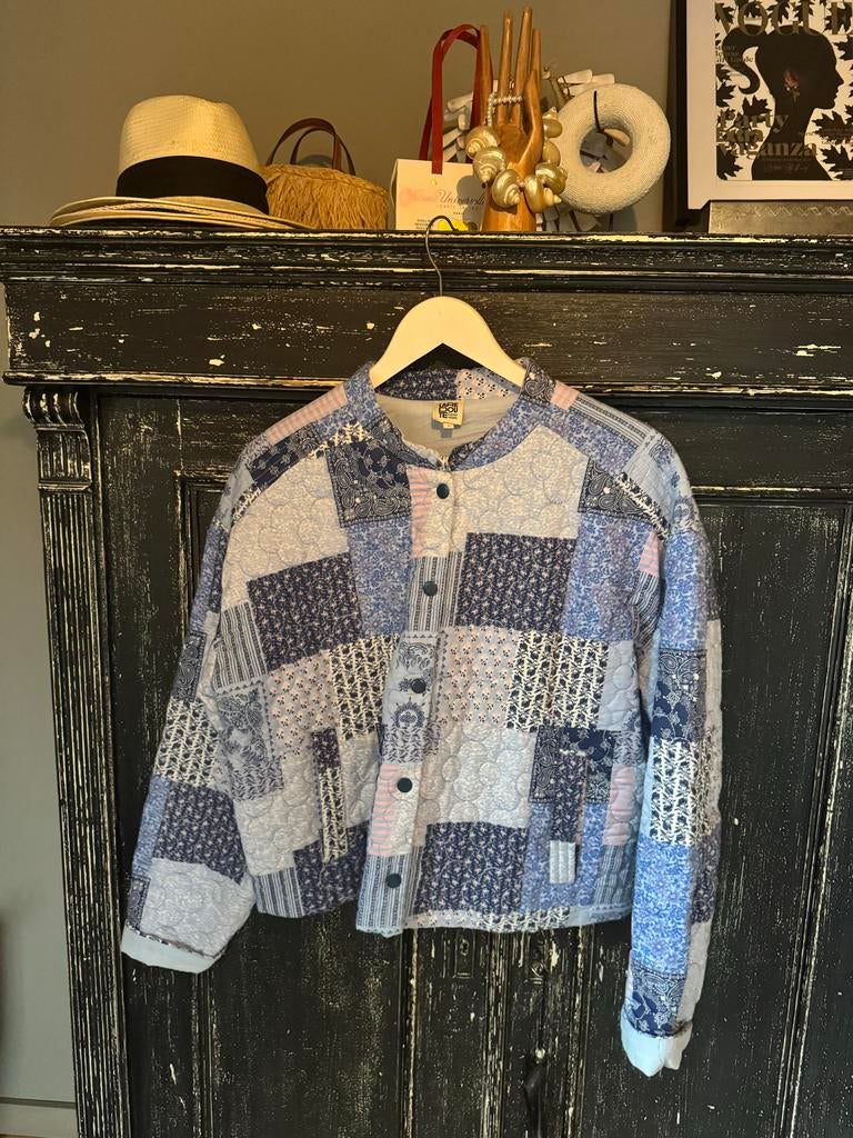 kort blauw jasje dames - La Redoute, Ophalen of Verzenden, Zo goed als nieuw, Maat 42/44 (L), Blauw