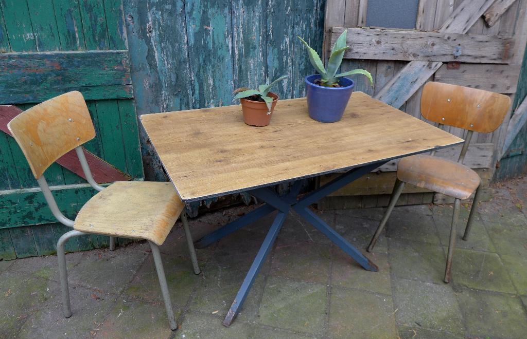 mooi terras  tuintafeltje, Ophalen, Kunststof, Gebruikt, Onbekend