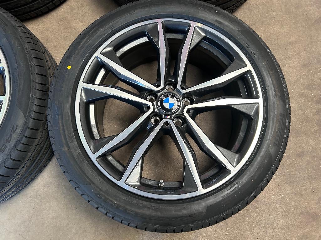 19 inch originele M velgen + zomerbanden BMW X1 X2 IX1 IX2, 19 inch, 245 mm, Banden en Velgen, Nieuw