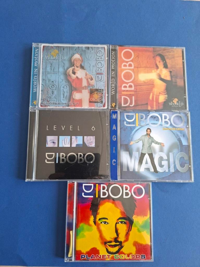 d.j. bobo 5 x album, Cd's en Dvd's, Ophalen of Verzenden, Zo goed als nieuw, Dance Populair