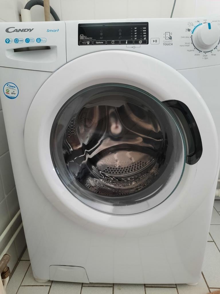 Candy Smart wasmachine CS 149TE, Ophalen, 1200 tot 1600 toeren, 8 tot 10 kg, Handwasprogramma