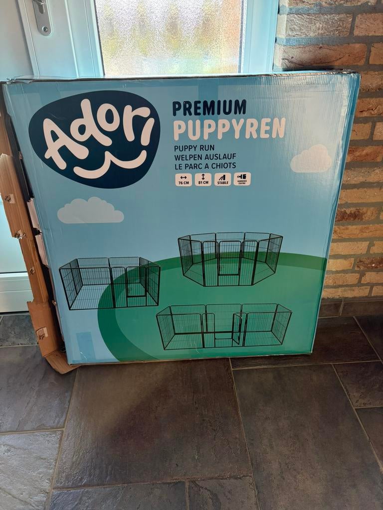 Adori premium puppyren hondenren, Ophalen, Zo goed als nieuw