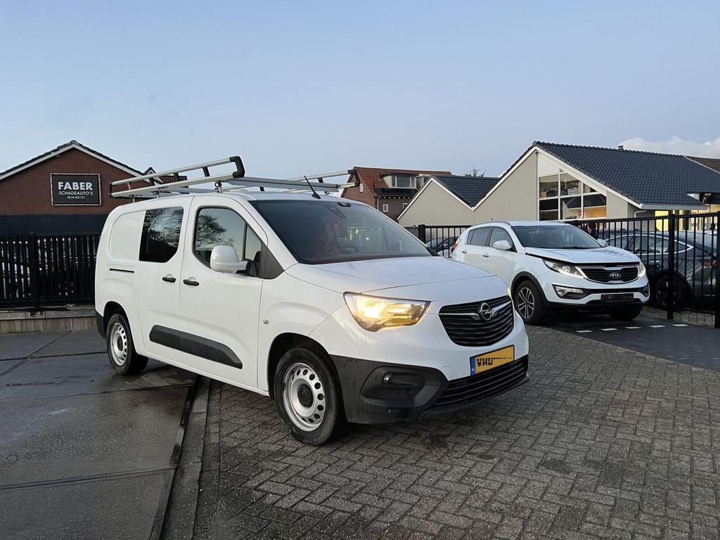 Opel Combo 1.2 Turbo L2H1 Edition | BENZINE ! (bj 2020), Auto's, Electronic Stability Program (ESP), 1199 cc, Wit, 1331 kg