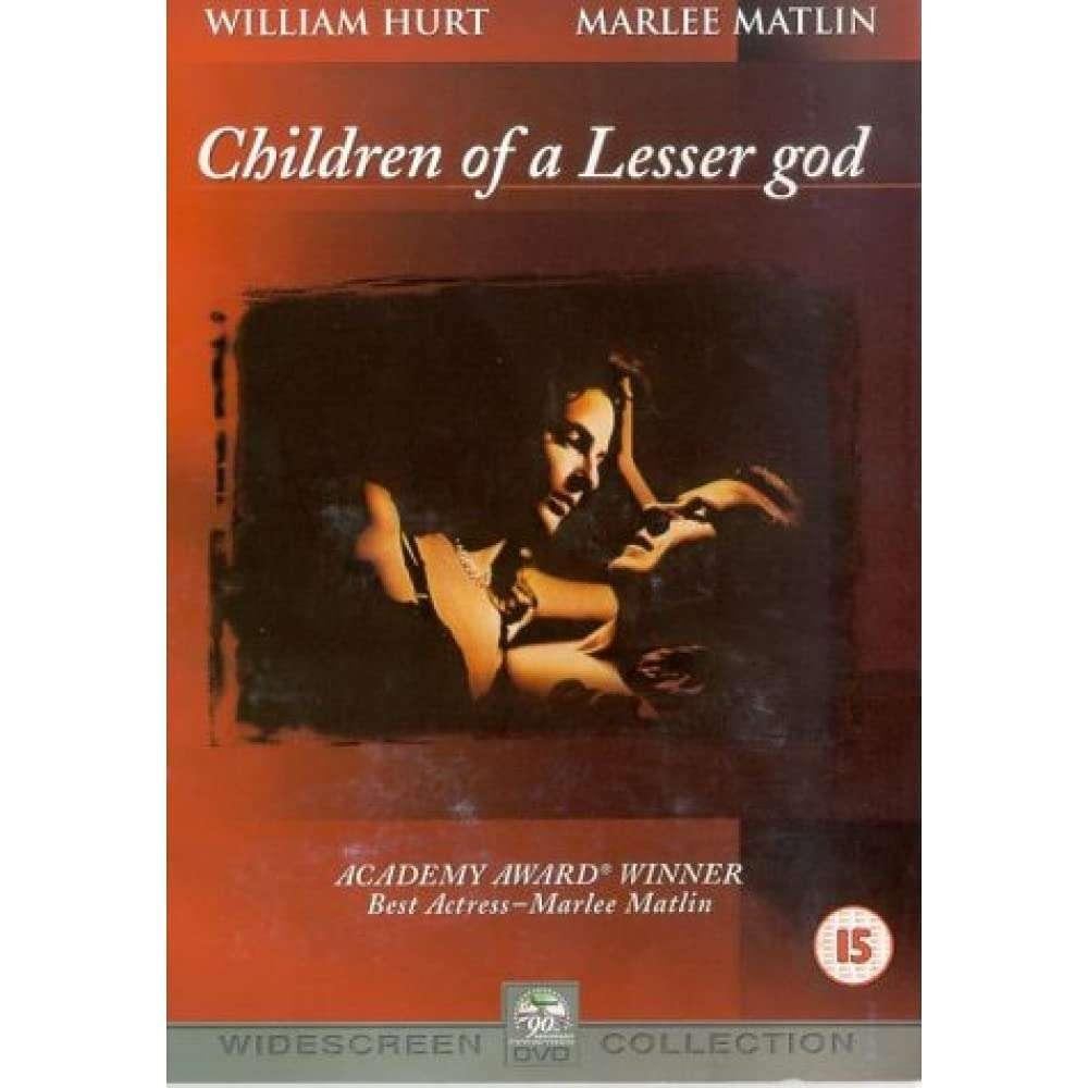DVD CHILDREN OF A LESSER GOD WILLIAM HURT MARLEE MATLIN doof, Alle leeftijden, Verzenden, Zo goed als nieuw, Overige gebieden