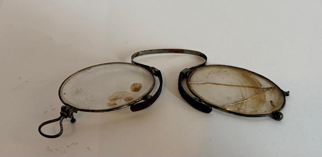 Antieke pince-nez / knijpbril, Ophalen of Verzenden