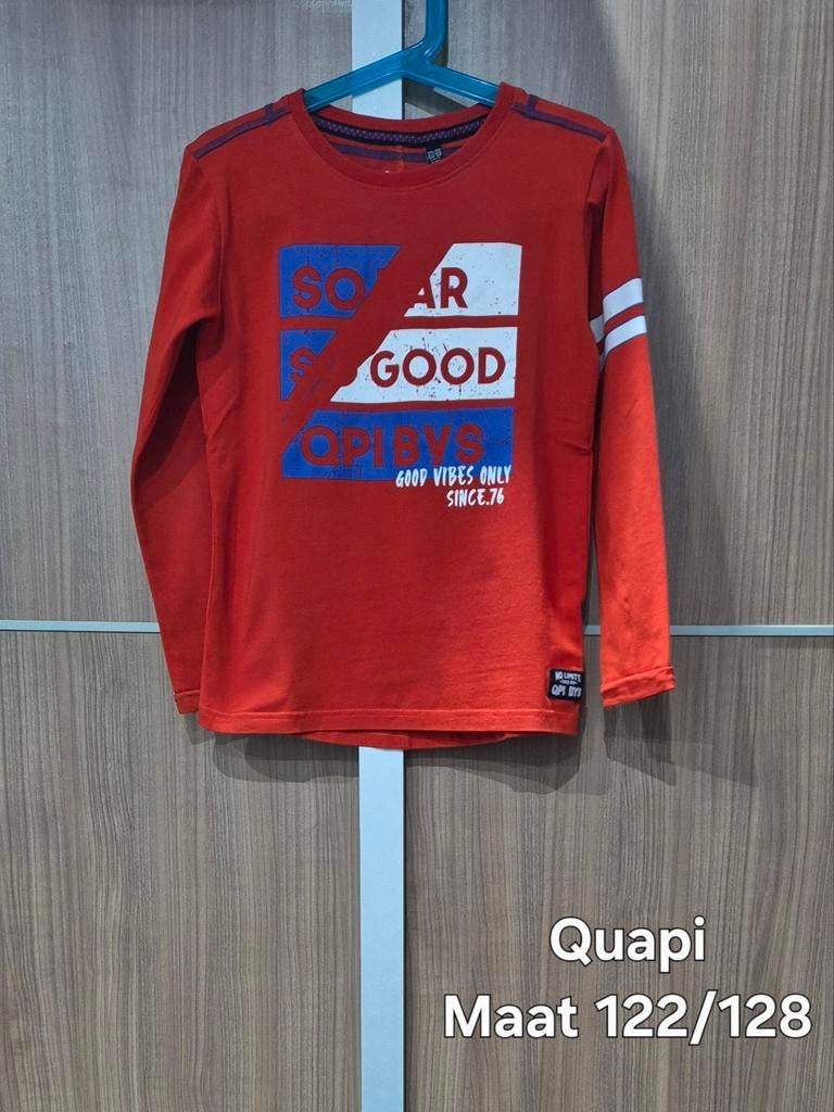 Merkkleding Maat 122/128 Lange mouw, Ophalen of Verzenden, Zo goed als nieuw, Jongen, Shirt of Longsleeve