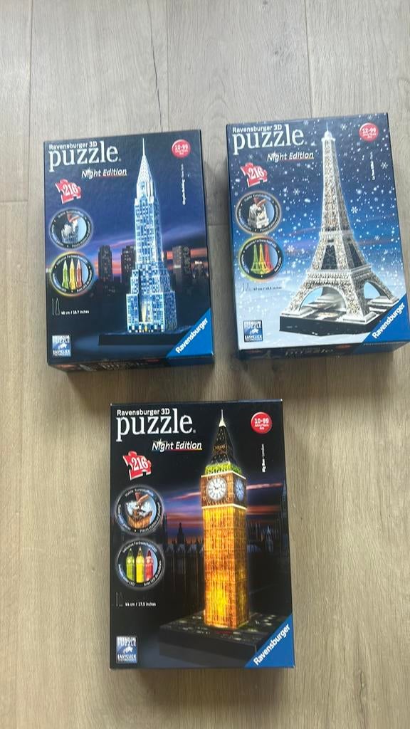 Puzzle 3 d, Ophalen of Verzenden, Zo goed als nieuw