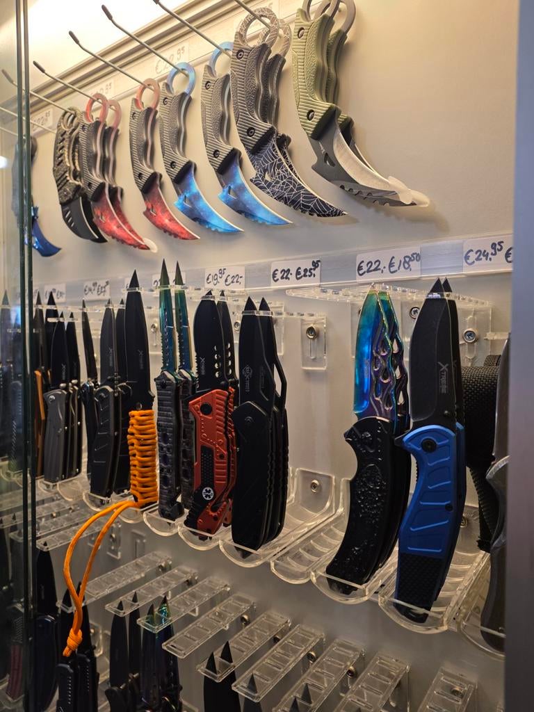 Zakmes katana survivalknife briefopener karambit dolken etc, Mes of Dolk, ., Ophalen of Verzenden, .