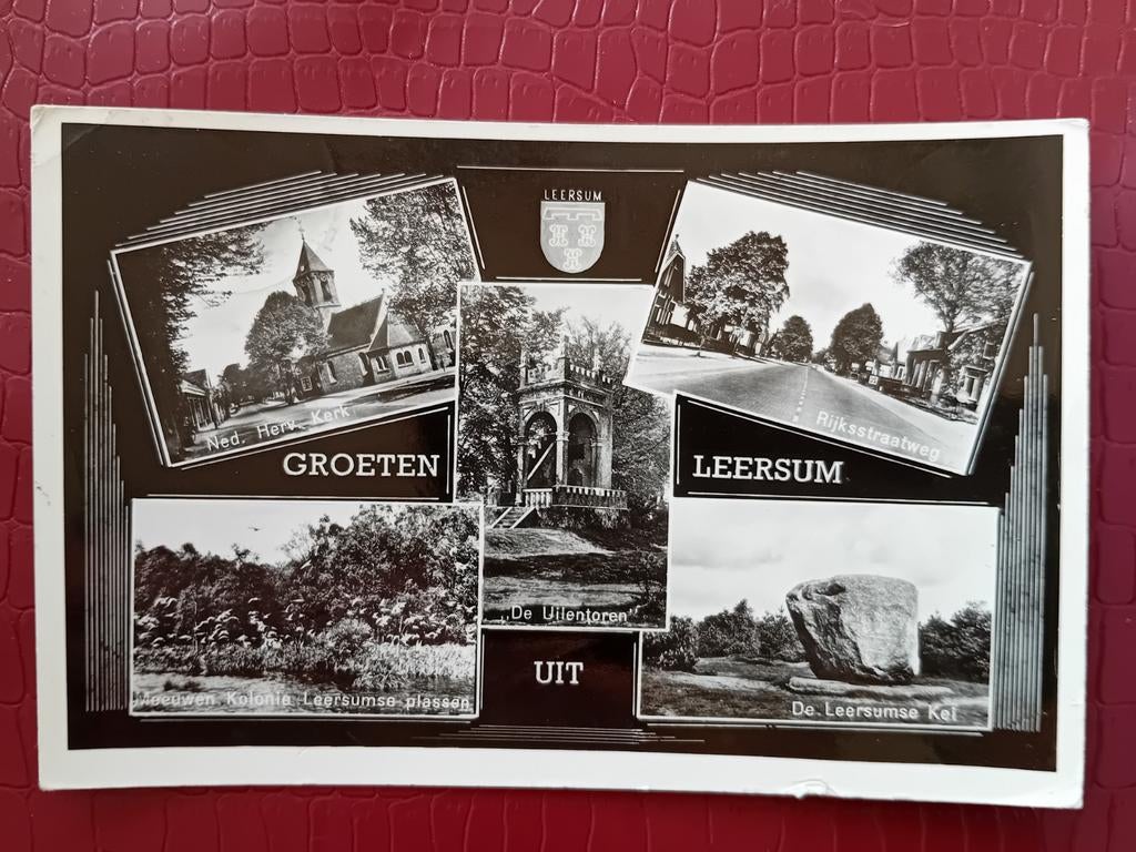 Ansichtkaart Leersum, Ophalen of Verzenden
