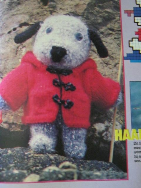 Haakpatroon  Hondje Breipatroon Jasje nr 1212 85, Verzenden, Nieuw, Haken, Patroon of Boek