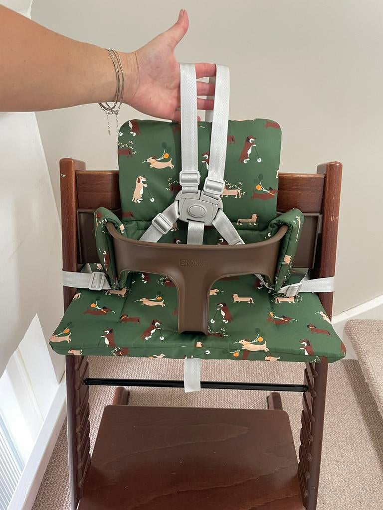 Nieuw! Grijs Harnas tuigje compatibel Stokke Tripp Trapp, Ophalen of Verzenden, Nieuw, Meegroeistoel, Gordel(s)