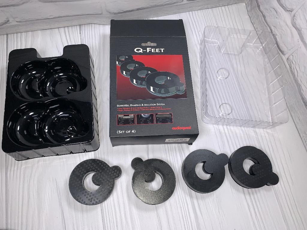 Vibration isolation audioquest q feet rack absorbers, Verzenden, Gebruikt, Oplaadbaar