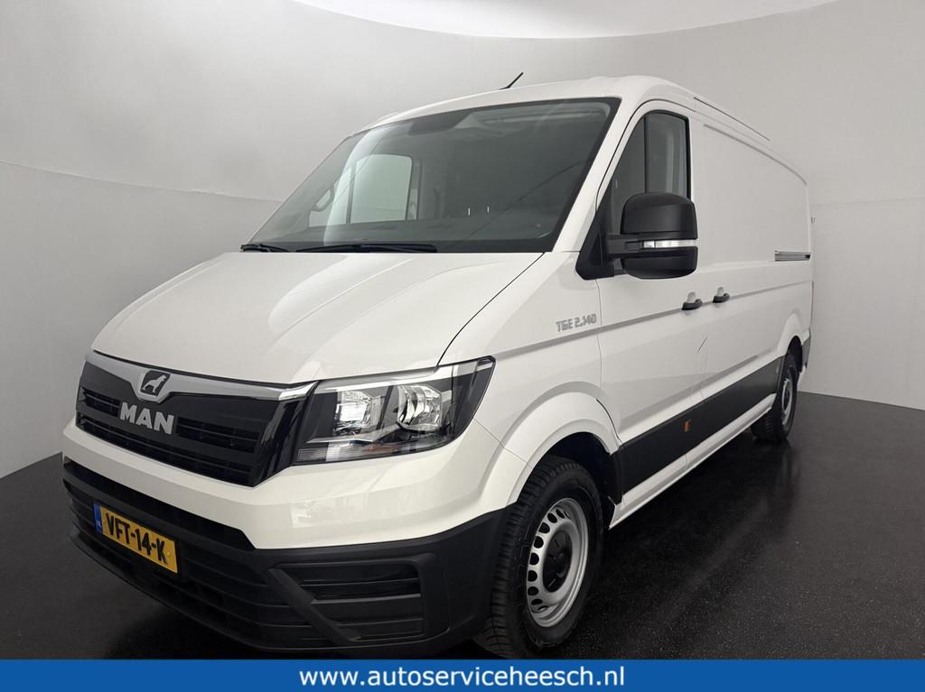 MAN TGE 2.0 TDI 140PK L3H2 l AUTOMAAT l NAVI l KASTENINBOUW, Auto's, Stof, Gebruikt, 4 cilinders, Met garantie (alle)