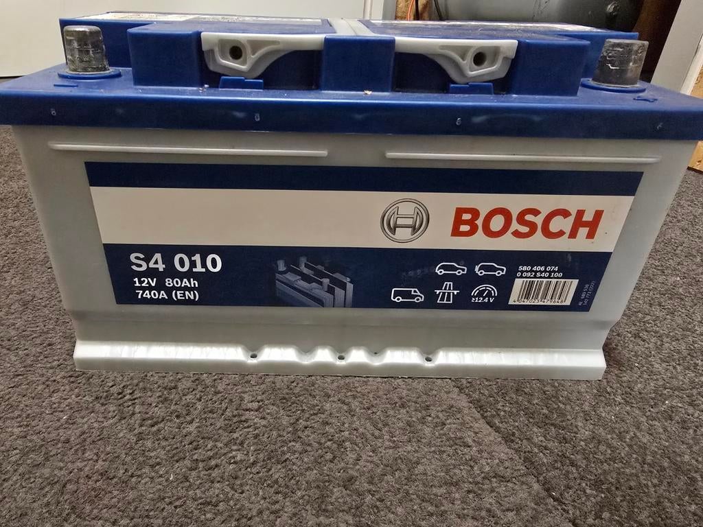 Bosch auto accu 12V 80Ah 740A, Auto-onderdelen, Ophalen of Verzenden, Nieuw
