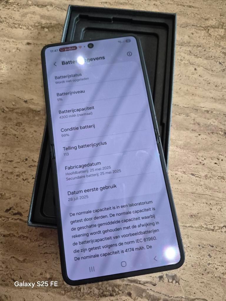 Samsung Galaxy Z Flip 7 512GB, Zwart, Zo goed als nieuw, Galaxy Z Flip, 512 GB