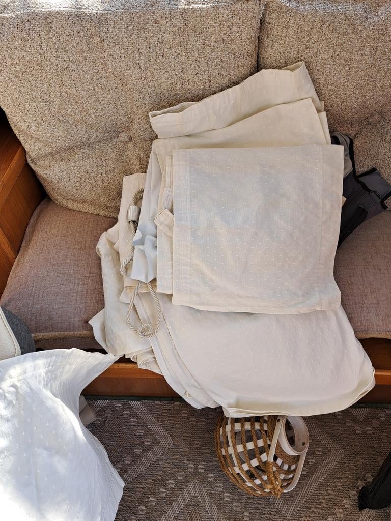 Gordijnen voor boot - deels verduisterend, diverse maten, Huis en Inrichting, Stoffering | Gordijnen en Lamellen, Gebruikt, Minder dan 100 cm