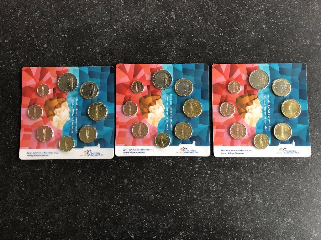 Introductiesetjes euromunten, Postzegels en Munten, Munten | Nederland, Ophalen of Verzenden, Koningin Beatrix, Euro's, Setje