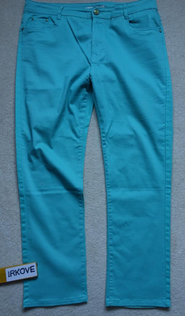 DENIM BLAUW GROENE BROEK * Maat 48 *, Kleding | Dames, Nieuw, G- smack, Broek of Spijkerbroek, Verzenden